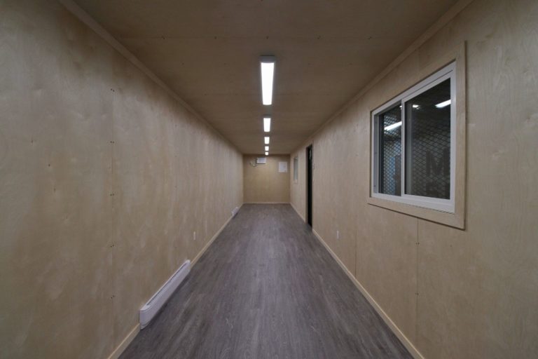 40’ Office CUBE – Wood Finished