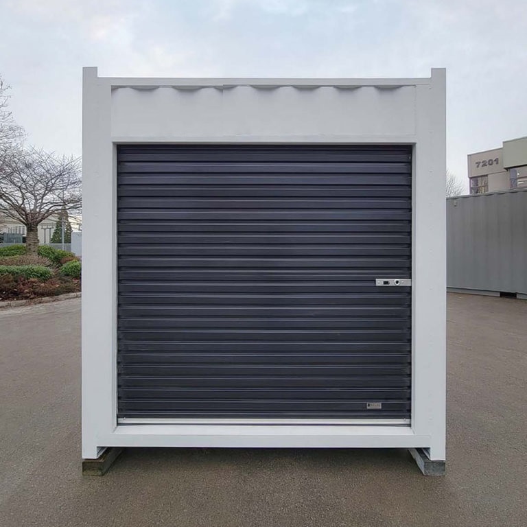 10’ “Cut Down” Used Container + Rollup