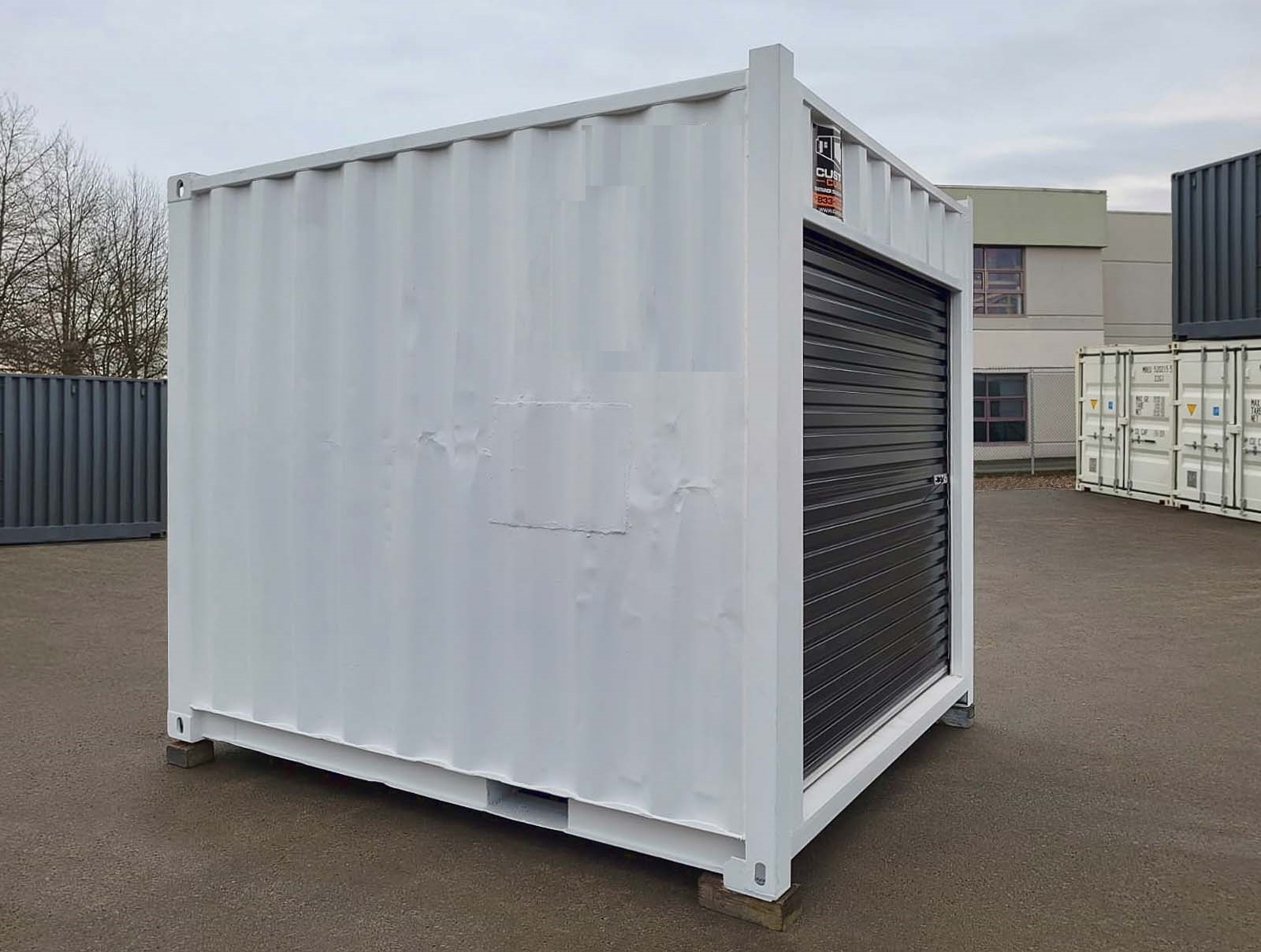 10’ “Cut Down” Used Container + Rollup - Tupcan Pty Ltd