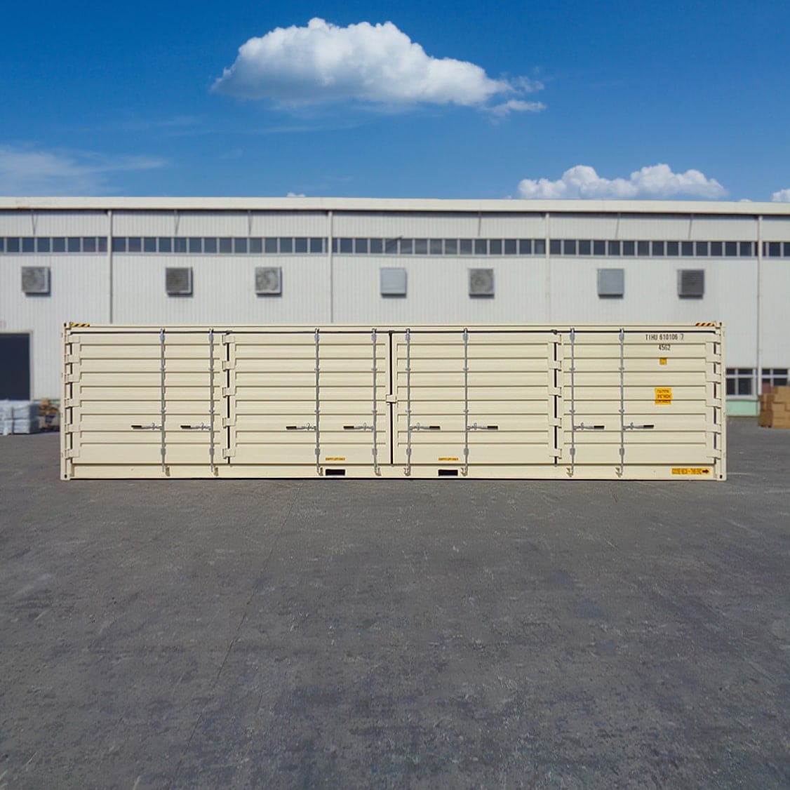 40’HC New (1-trip) “Openside” Shipping Container - Tupcan Pty Ltd