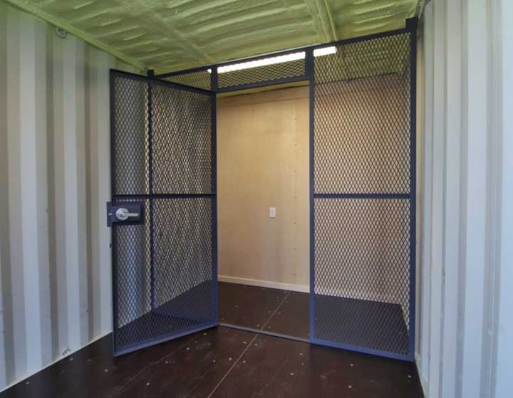 7′ Office Container + Storage Locker - Tupcan Pty Ltd