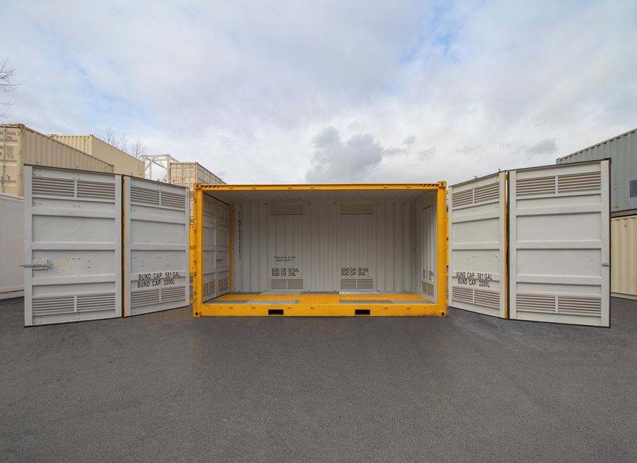 20’HC Openside Containment Cube - Tupcan Pty Ltd