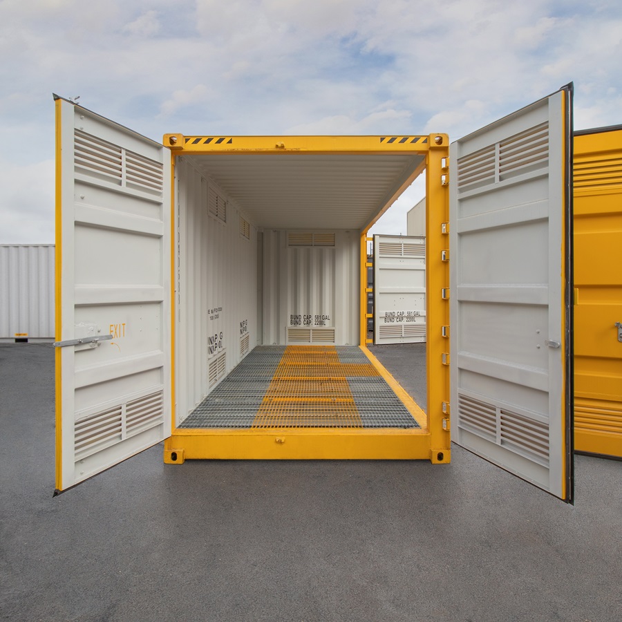 20’HC Openside Containment Cube - Tupcan Pty Ltd