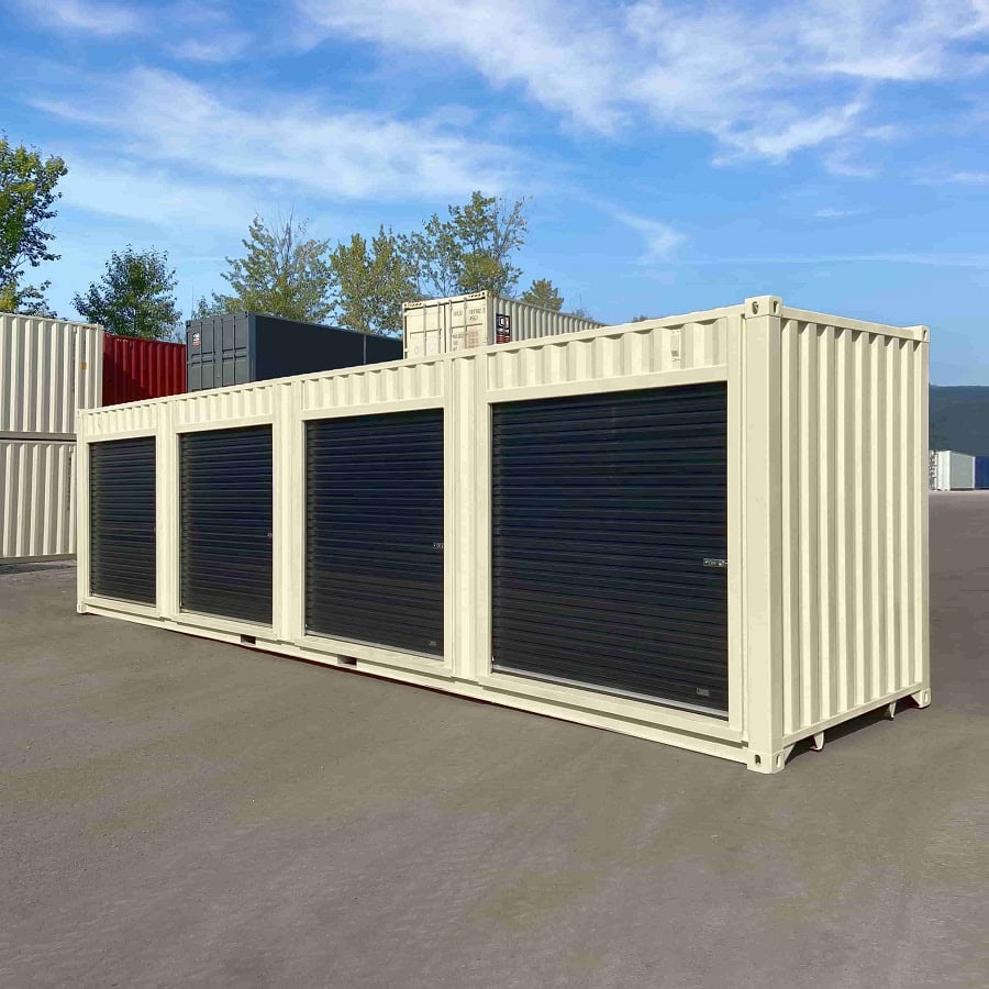 40’HC “CONTAINMENT CUBE” with 4 x Roll Up Doors - Tupcan Pty Ltd