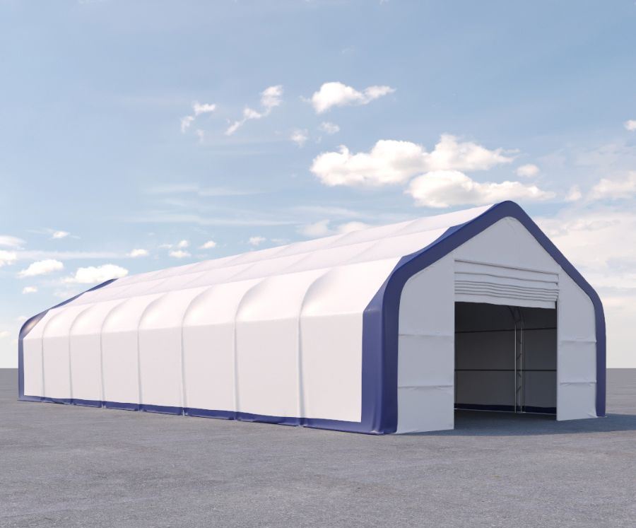 Dual Truss Storage Shelter (30′ x 80′ x 20′) - Tupcan Pty Ltd