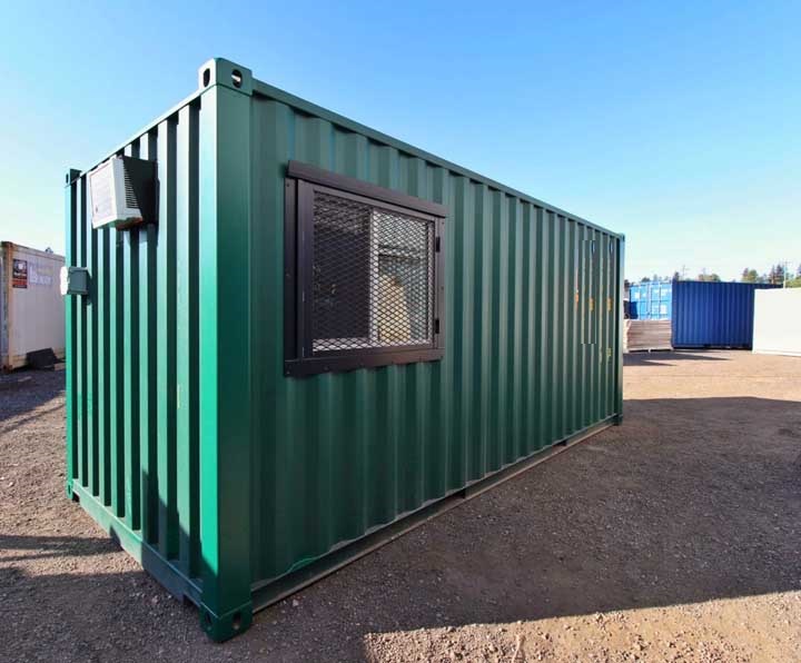 7′ Office Container + Storage Locker - Tupcan Pty Ltd
