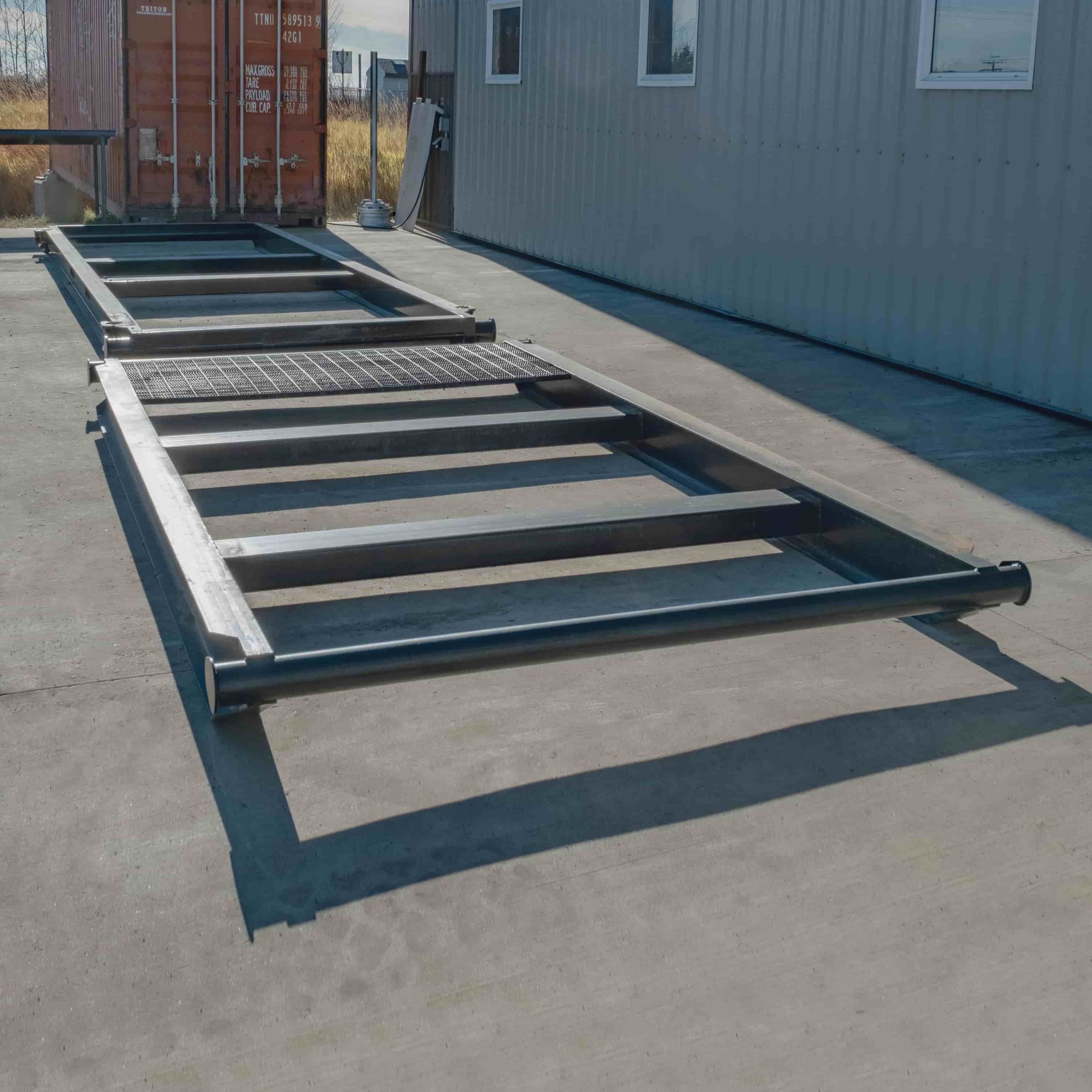 10’ Grated “Weld On” Skid - Tupcan Pty Ltd