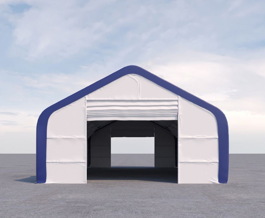 Dual Truss Storage Shelter (30′ x 60′ x 20′) - Tupcan Pty Ltd