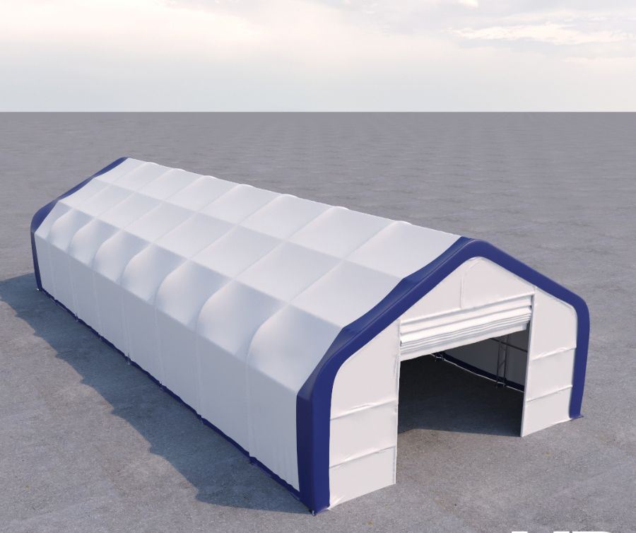 Dual Truss Storage Shelter (30′ x 80′ x 20′) - Tupcan Pty Ltd