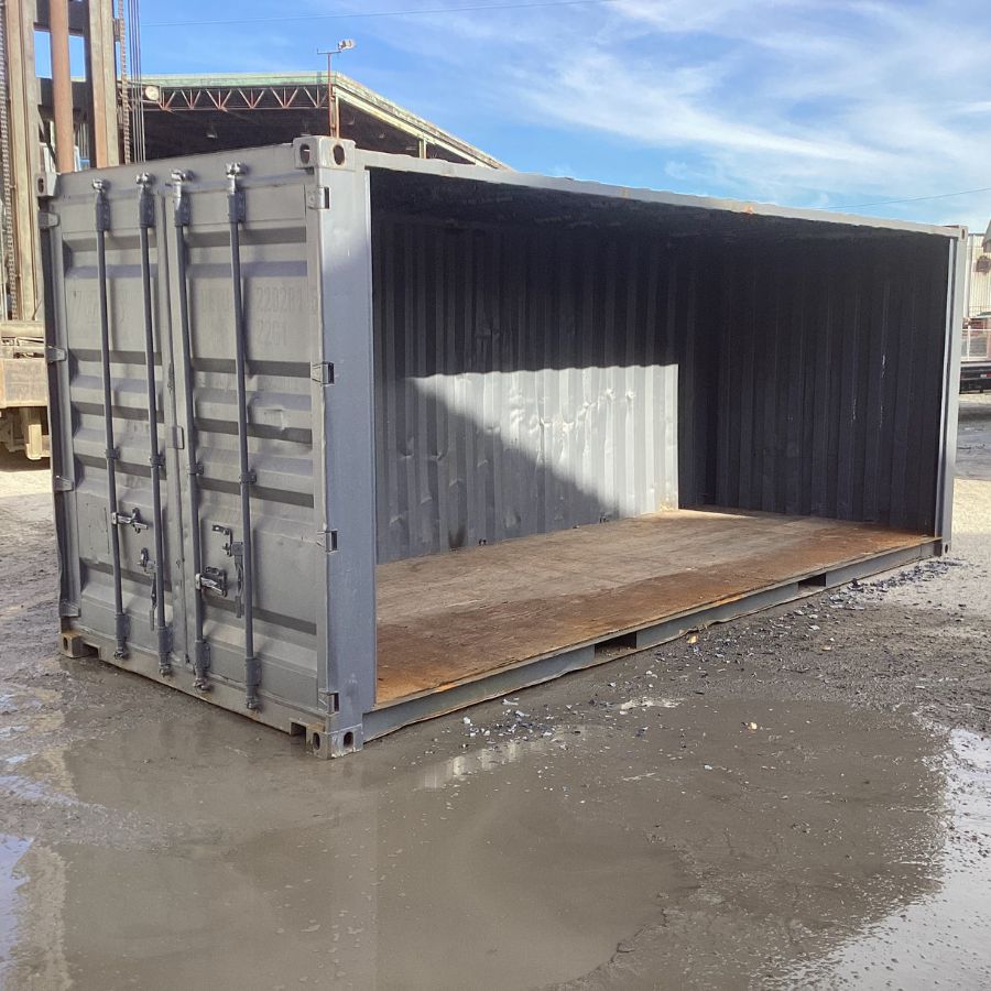 20′ Used “Open-Face” Shipping Container (Special) - Tupcan Pty Ltd