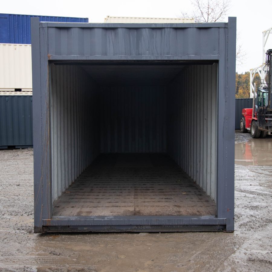 25′ Cut-Down Shipping Container w/Roll-Up Door - Tupcan Pty Ltd